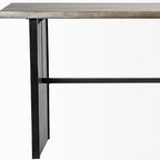 70" Brown Solid Wood Solid Console Table