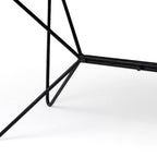 60" Brown and Black Writing Desk