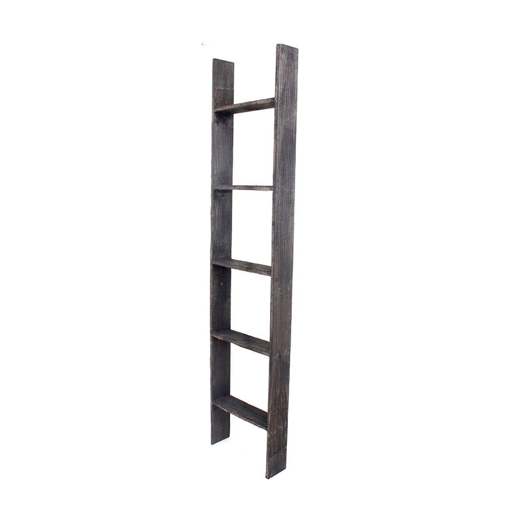 60" X 15" Charcoal Wood Hanging Dimensional Sculpture