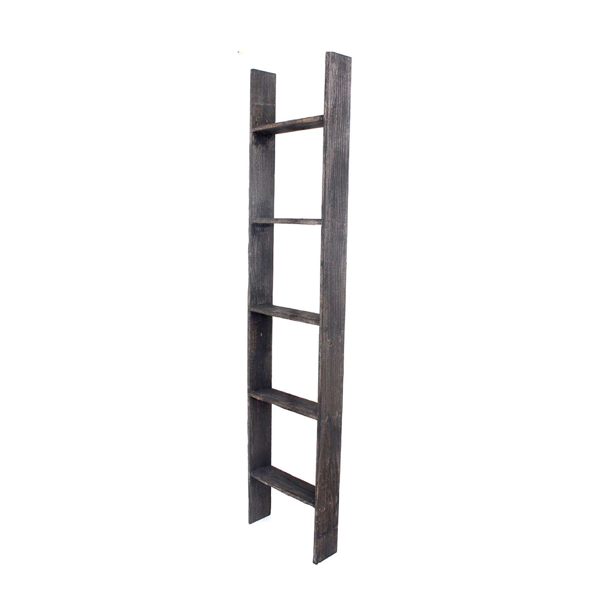 60" X 15" Charcoal Wood Hanging Dimensional Sculpture