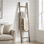 73" X 15" Espresso Wood Hanging Dimensional Sculpture