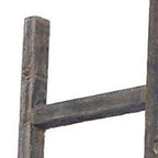 72" X 15" Smoky Black Wood Hanging Dimensional Sculpture