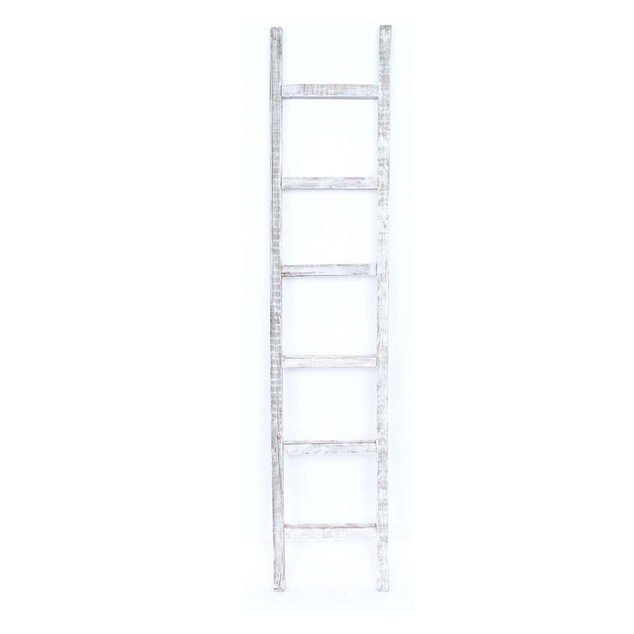 72" X 16" White Wood Hanging Dimensional Sculpture