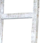 72" X 16" White Wood Hanging Dimensional Sculpture