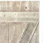 Set of Two 36" X 14" Gray Solid Wood Wall Decor