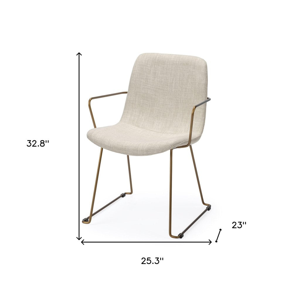 Black Upholstered Faux Leather Dining Arm Chair