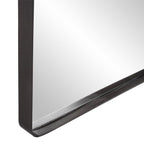 40" Black Metal Framed Accent Mirror