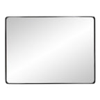 40" Black Metal Framed Accent Mirror