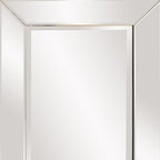 24" Clear Beveled Edge Frame Accent Mirror