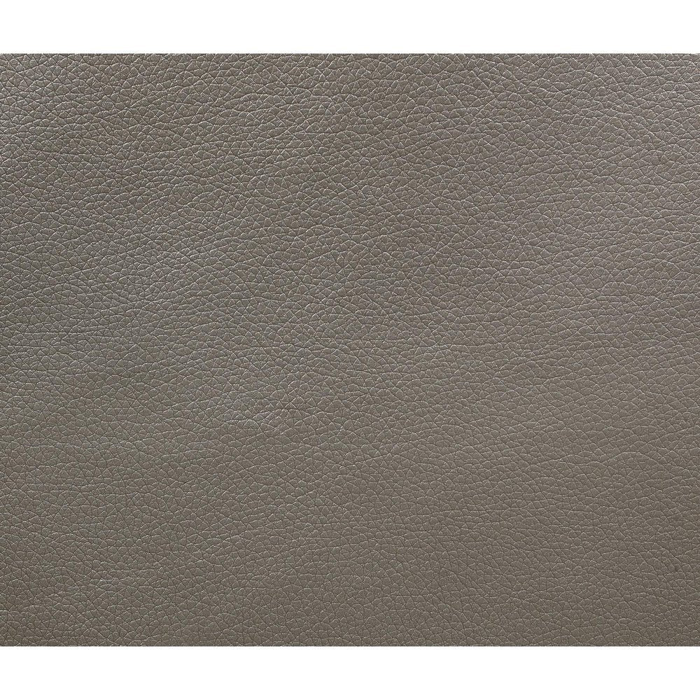 Silver Tufted Linen Upholstered Full Bed Frame with Nailhead Trim With No