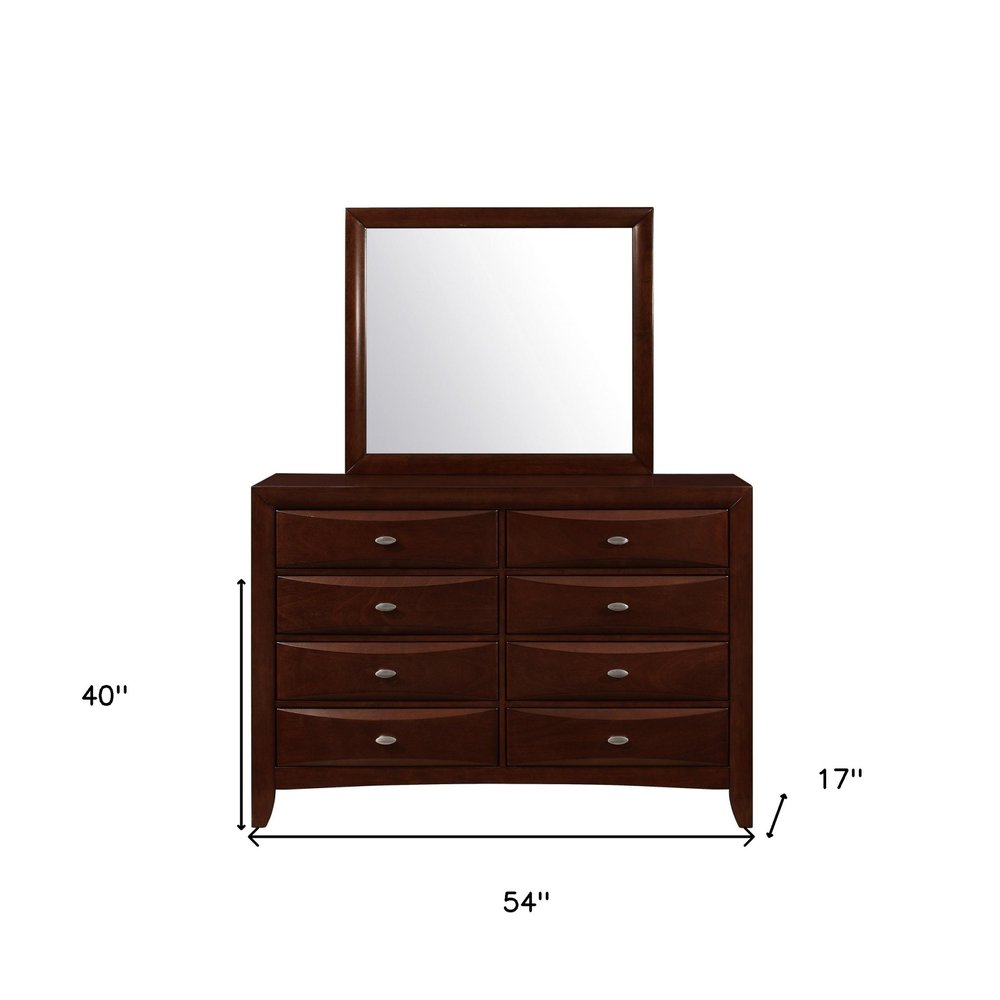 New Merlot Chest With 5 Chambared Drawer