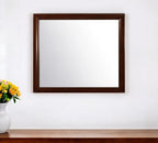 35" Merlot Framed Accent Mirror