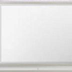 38" Champagne Wood Lighted Mounted Accent Mirror