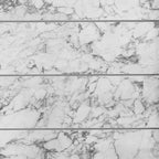 Modern White Dresser With 7 Faux Marble Detailed Front Drawer.