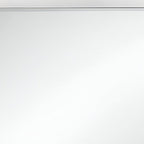34" White Wood Framed Accent Mirror