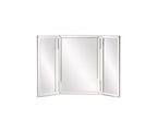 21" Gray Freestanding Framed Makeup Shaving Tabletop Mirror