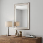 33" Silver Framed Accent Mirror