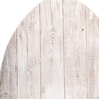 12" X 9" White Easter Solid Wood Hanging Dimensional Sculpture
