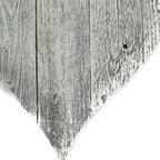 12" Whitewash Reclaimed Wood Heart Wall Decor
