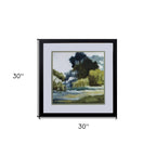 Set Of Two Bean Fields And Tall Trees Framed Art