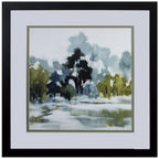 Reflections Watercolor Abstract Framed Art