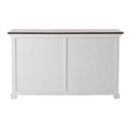 Modern Farmhouse Brown And White Buffet Server