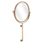 Gold Round Wall Mount Mirror