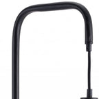 59" Black And White Steel LED Floor Lamp