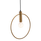 Gold Ring Metal Dimmable Chandelier