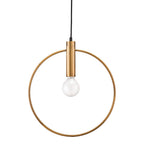 Gold Ring Metal Dimmable Chandelier