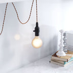 Brass Lantern Plastic Dimmable Ceiling Light
