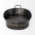 14" Black Metal Basket