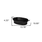 14" Black Metal Basket