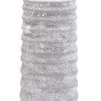 31" Gray Lamp Base LED With Beige Shade