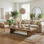 Whitewash Beaded Ball Hanging Pendent Light