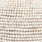 Whitewash Beaded Ball Hanging Pendent Light