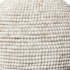 Whitewash Beaded Ball Hanging Pendent Light
