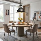 Industrial Gray Metal Hanging Pendant Light
