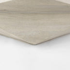 48" Natural Solid Wood Hexagon Lift Top Solid Coffee Table