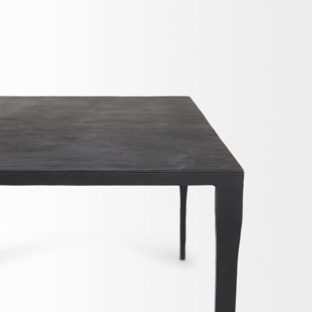 22" Black Iron Coffee Table