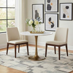 Marble and Aluminum Dining Table