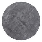 32" Gray and Black Rounded Steel Bar Table