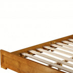 Oak Solid and Manufactured Wood Queen Bed Frame