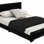 Black Wood Queen Bed Frame