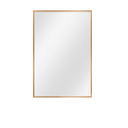 36" Gold Aluminum Framed Accent Mirror
