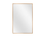 36" Gold Aluminum Framed Accent Mirror