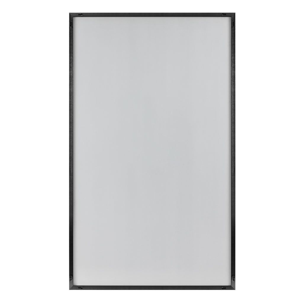 59" Black Metal Framed Full Length Hanging Mirror