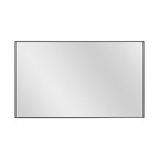 59" Black Metal Framed Full Length Hanging Mirror