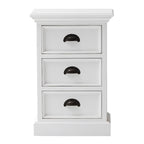 24" Solid Wood and Wood Nightstand