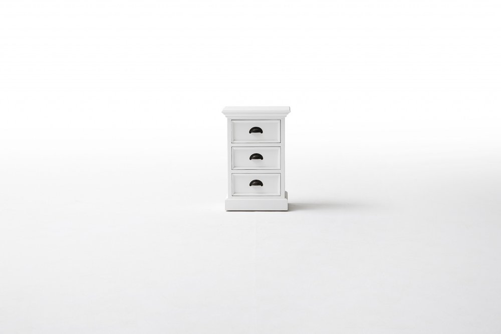 24" Solid Wood and Wood Nightstand